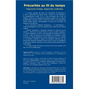 Précarités au fil du temps