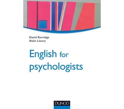 English for psychologists - David Kerridge - (donnée non spécifiée)