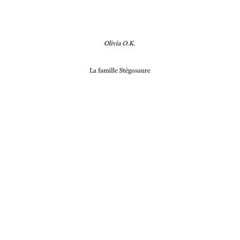La famille Stégosaure
