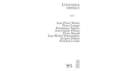 L'invention critique