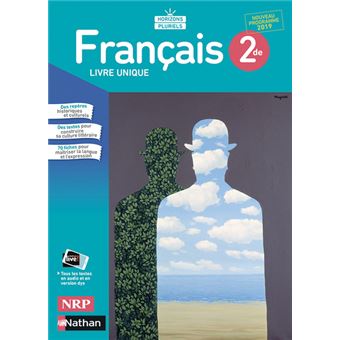 Français 2de - Manuel - 2019 Manuel De L'élève, Edition 2019 - Relié ...