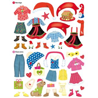 Minimiki - Stickers - Noëls du monde