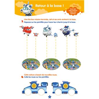 Super Wings - Cahier de vacances 2023, de la Moyenne section à la Grande section