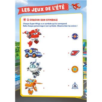 Super Wings - Cahier de vacances 2023, de la Moyenne section à la Grande section
