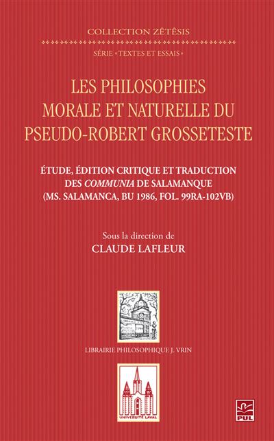 Les philosophies morale et naturelle du pseudo-robert grosse