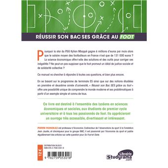 Réussir son BAC SES grâce au foot