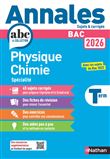Annales Bac Physique Chimie Term. 2026 - Corrigé
