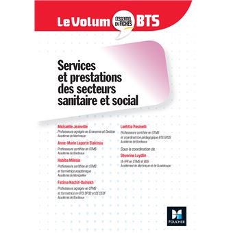 Le Volum' BTS - SP3S - Services et prestations des secteurs sanitaire et social