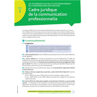 Le Volum' BTS - SP3S - Services et prestations des secteurs sanitaire et social