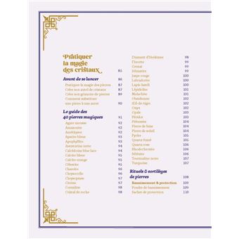 Le guide des pierres magiques
