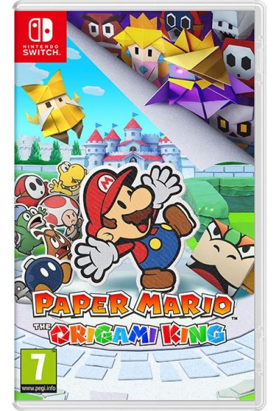 Pochette avant du jeu Paper Mario the Origami King Nintendo Switch