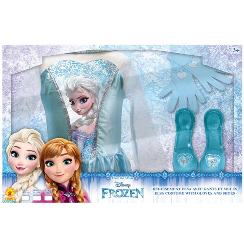 Déguisement Elsa + Accessoires Frozen La Reine des Neiges Disney 7