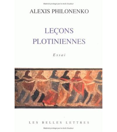 Leçons plotiniennes - Alexis Philonenko - broché
