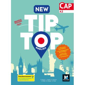 NEW TIP TOP English CAP Éd. 2019 - Manuel élève