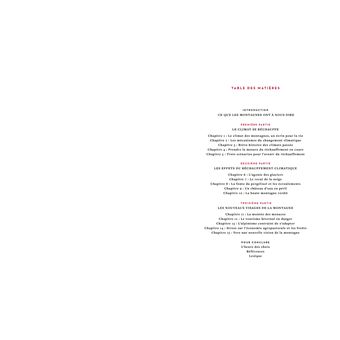 Coup de chaud sur les montagnes