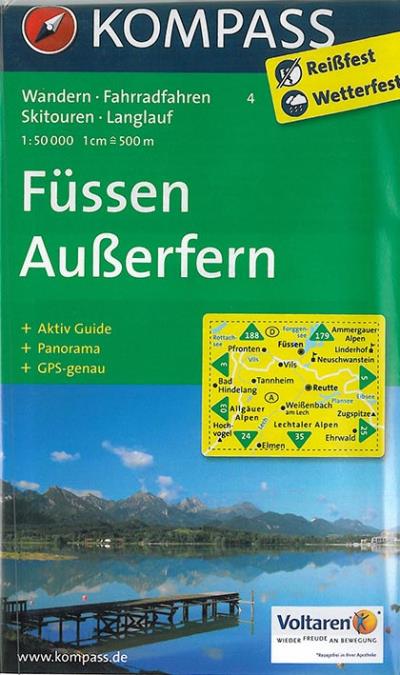 Fussen-auberfern 1/50 000