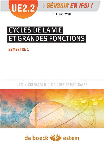 UE2.2 cycles de la vie et grandes fonctions