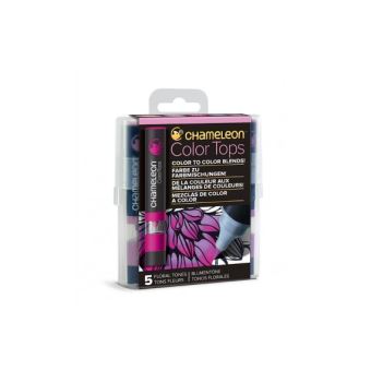 Set de 5 embouts d'encre Chameleon Tons floraux