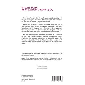 Le peuple Bavira: histoire, culture et identité (RDC)