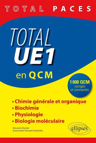 Total PACES UE1 en 900 QCM