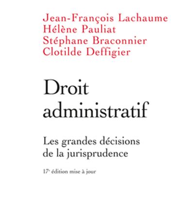 Droit Administratif Les Grandes Decisions De La Jurisprudence Broche Stephane Braconnier Jean Francois Lachaume Clotilde Deffigier Achat Livre Fnac