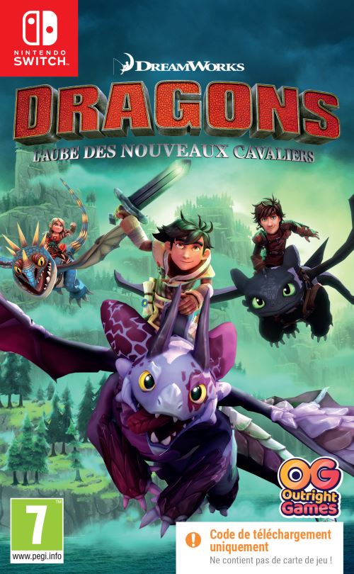 Dragons L'aube des nouveaux cavaliers Code in a Box Nintendo Switch