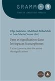 Sens et signification dans les espaces francophones