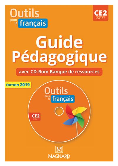 Outils pour le Français CE2 (2019) - Banque de ressources du manuel sur CD-Rom avec guide pédagogique papier - Sylvie Aminta - Livre CD-ROM