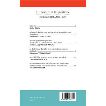 Littérature et linguistique