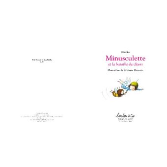 Minusculette et la bataille des fleurs