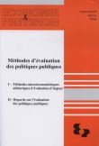 Methodes d'evaluation des politiques publiques - economie et prevision n 204-205