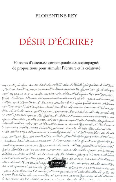 Désir d'écrire ?