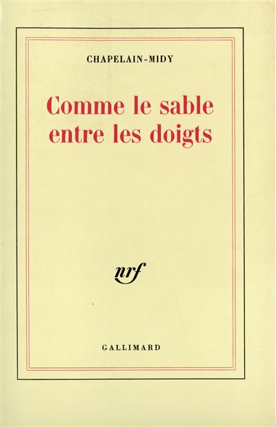 Comme le sable entre les doigts -  Chapelain-Midy - (donnée non spécifiée)