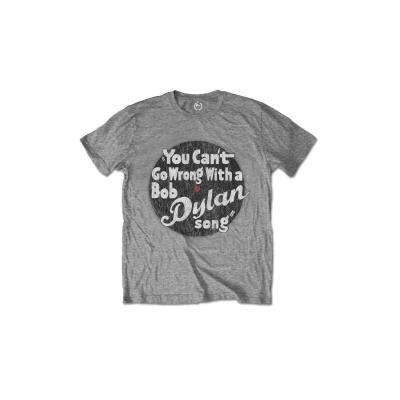 You Can't Go Wrong Men Grey Small Bob Dylan