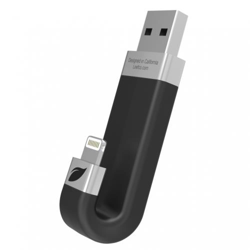 Clé USB 2.0 Leef iBridge OTG Lightning MFI 32 Go Noir