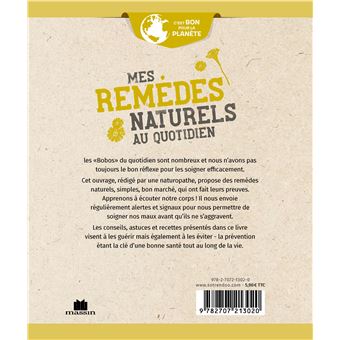 Mes remèdes naturels au quotidien (poche)