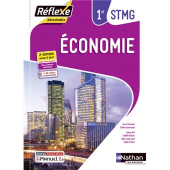 Economie 1ère STMG (Pochette Réflexe) Livre + licence élève - 2021