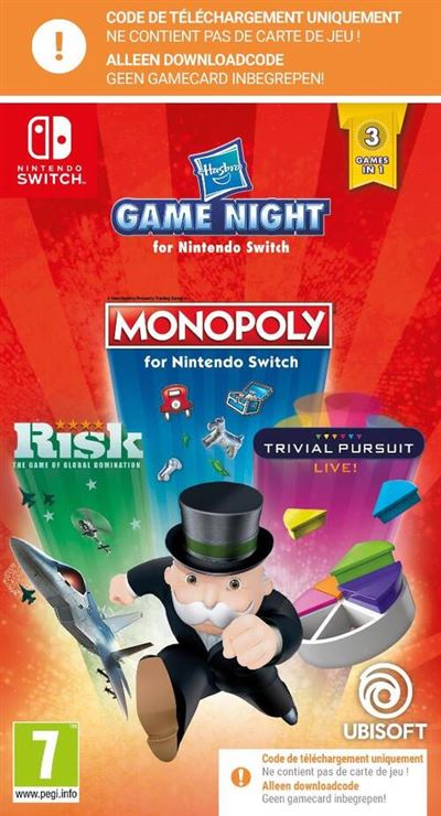 HASBRO GAME NIGHT (CODE-IN-A-BOX) FR/NL SWITCH