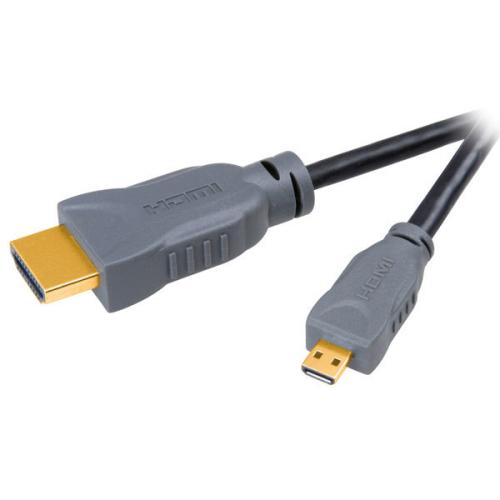 Vivanco HDHD/15-AD-N - Câble HDMI avec Ethernet - HDMI mâle pour HDMI micro mâle - 1.5 m