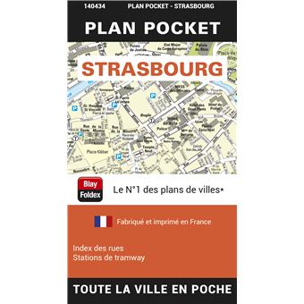 Strasbourg plan pocket 2023