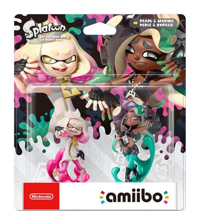 Pack de 2 Figurines Amiibo Perle et Coralie Set les Tenta-Cool