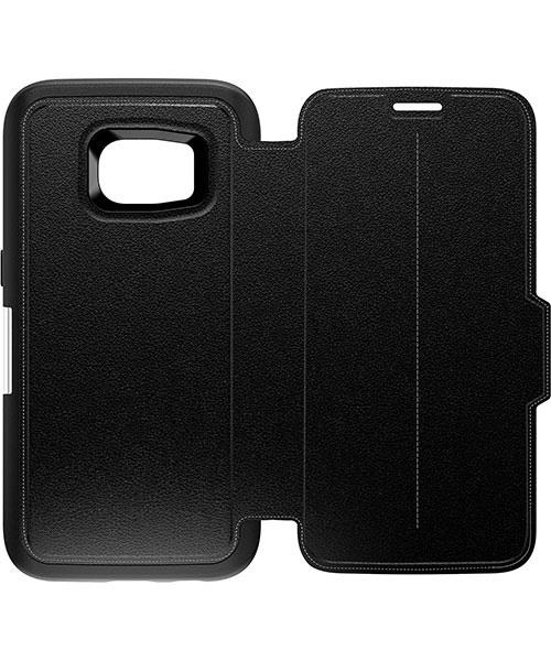 Etui Folio Otterbox Strada Cuir Noir pour Galaxy S7