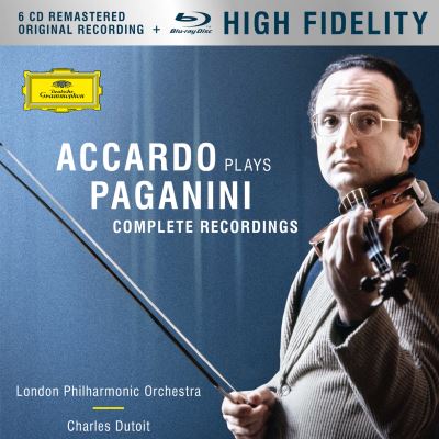 Accardo plays Paganini Complete Recordings Coffret Inclus Blu-ray Audio Edition limitée