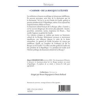 "Casimir" de La Rocque à l'Élysée