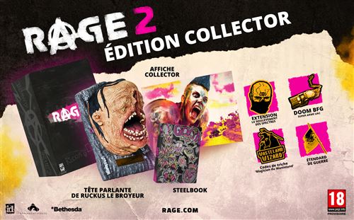 Pochette avant du jeu Rage 2 Edition Collector Xbox One
