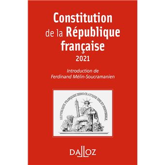 Constitution de la République française - 18e ed.