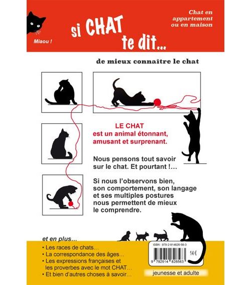Si Chat Te Dit De Mieux Connaitre Le Chat Broche Jean Michel Adde Achat Livre Fnac