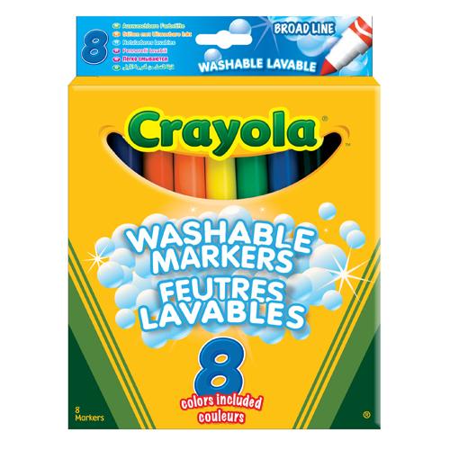 Boîte 8 Feutres à colorier ultra lavables Crayola