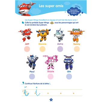Super Wings - Cahier de vacances 2023, de la Grande section au CP