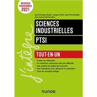 Sciences industrielles pour l'ingénieur  Tout-en-un PTSI